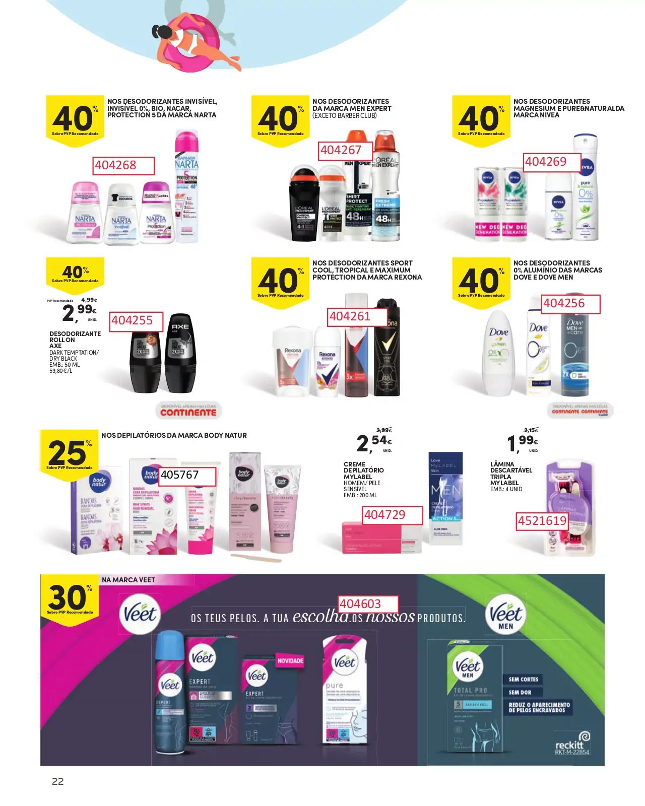 Folheto Continente especial Ver&atilde;o 2023