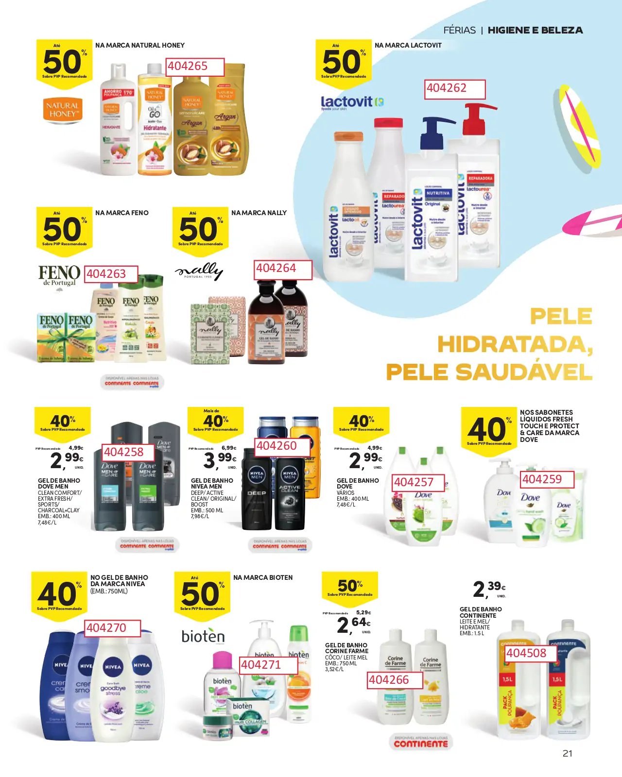 Folheto Continente especial Ver&atilde;o 2023