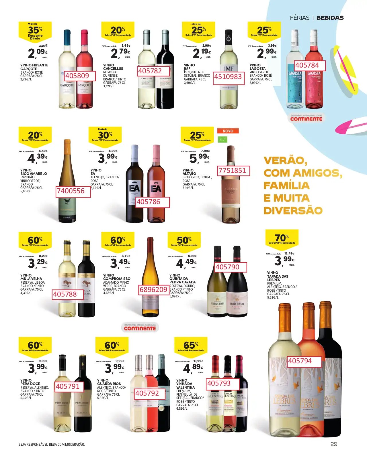 Folheto Continente especial Ver&atilde;o 2023