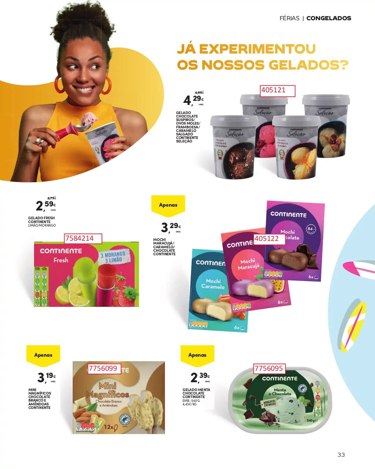 Folheto Continente especial Ver&atilde;o 2023