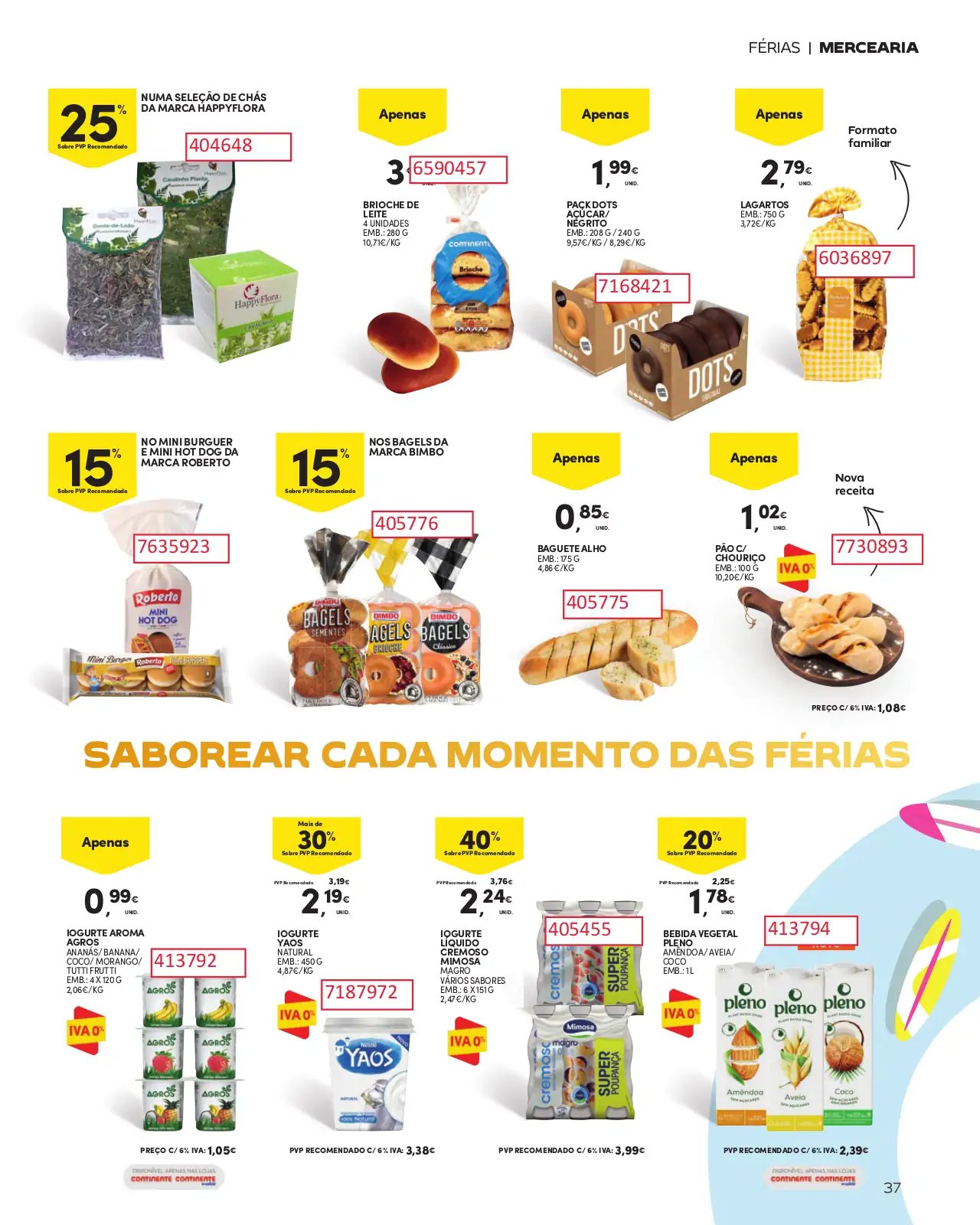 Folheto Continente especial Ver&atilde;o 2023