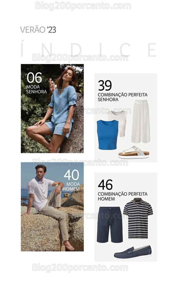 Folheto LIDL Moda Ver&atilde;o Promo&ccedil;&otilde;es a partir de 26 junho
