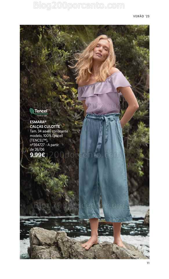 Folheto LIDL Moda Ver&atilde;o Promo&ccedil;&otilde;es a partir de 26 junho