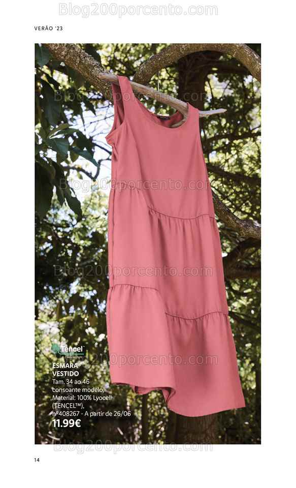 Folheto LIDL Moda Ver&atilde;o Promo&ccedil;&otilde;es a partir de 26 junho