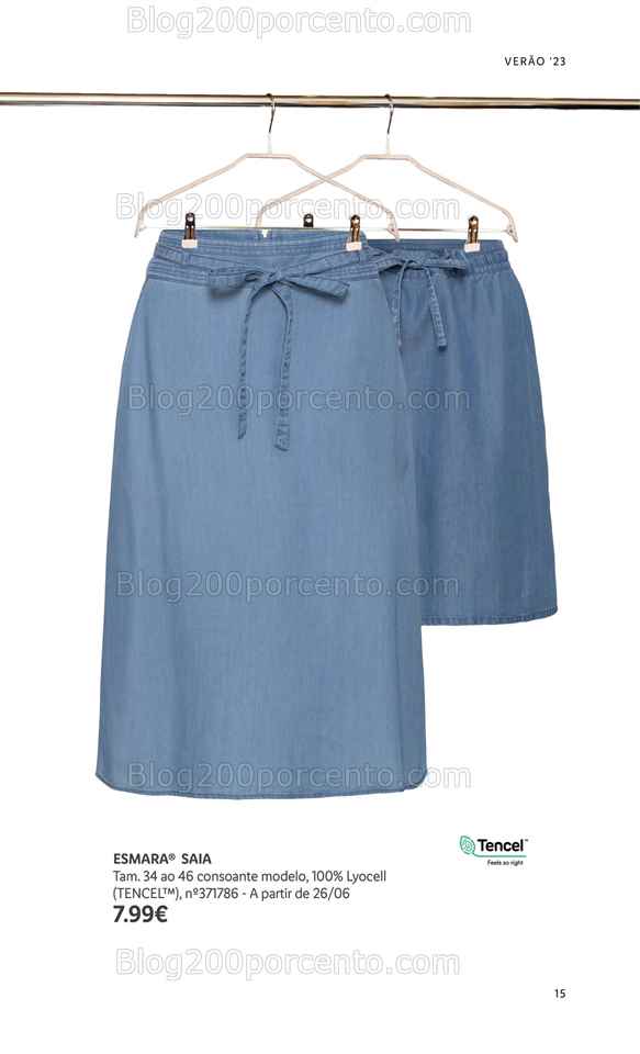 Folheto LIDL Moda Ver&atilde;o Promo&ccedil;&otilde;es a partir de 26 junho