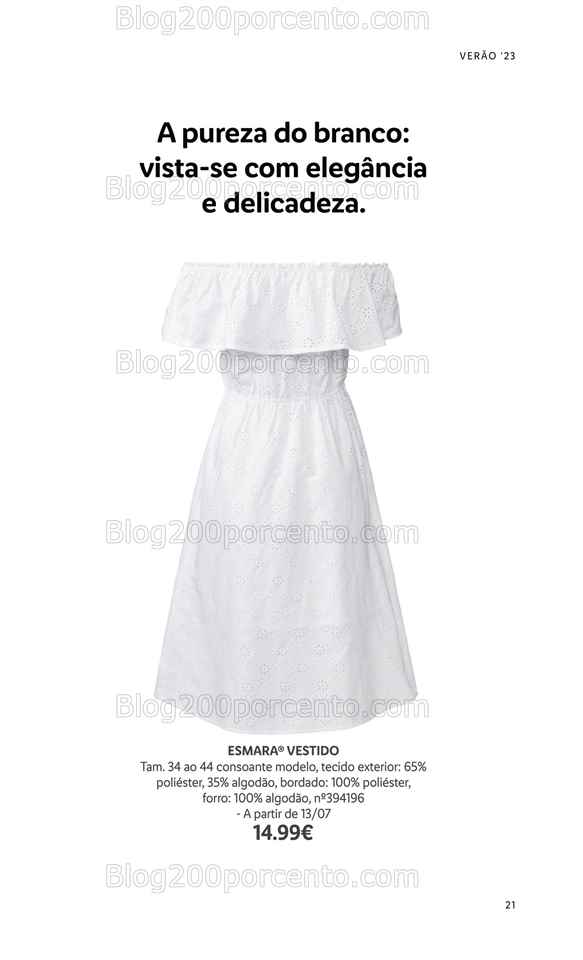 Folheto LIDL Moda Ver&atilde;o Promo&ccedil;&otilde;es a partir de 26 junho