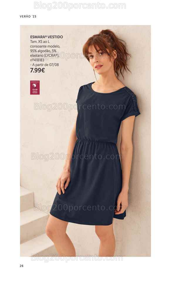 Folheto LIDL Moda Ver&atilde;o Promo&ccedil;&otilde;es a partir de 26 junho