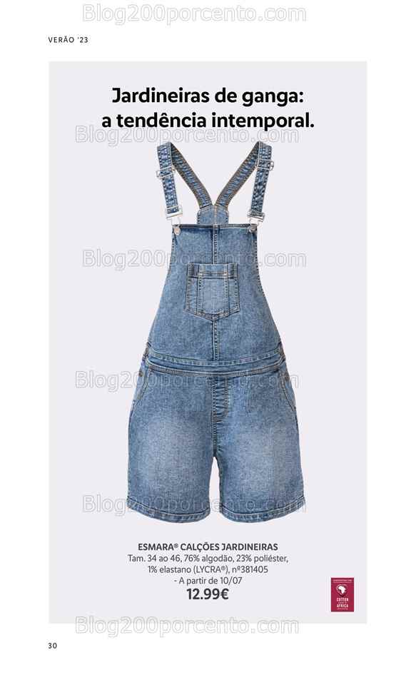 Folheto LIDL Moda Ver&atilde;o Promo&ccedil;&otilde;es a partir de 26 junho