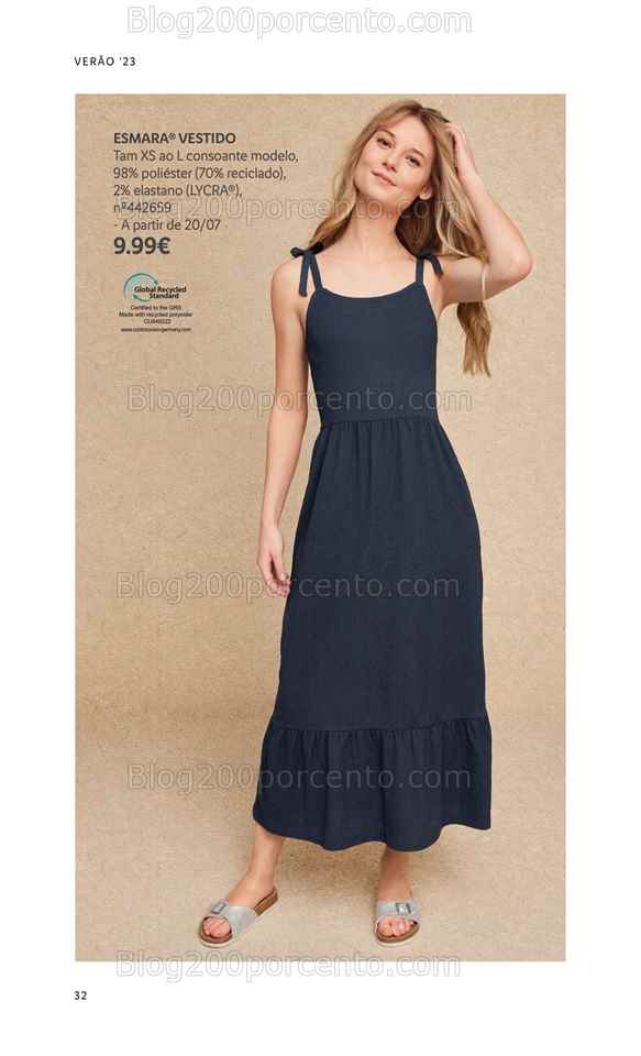 Folheto LIDL Moda Ver&atilde;o Promo&ccedil;&otilde;es a partir de 26 junho