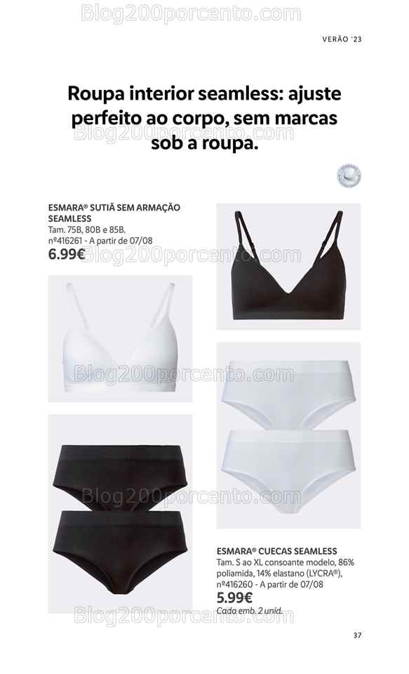Folheto LIDL Moda Ver&atilde;o Promo&ccedil;&otilde;es a partir de 26 junho