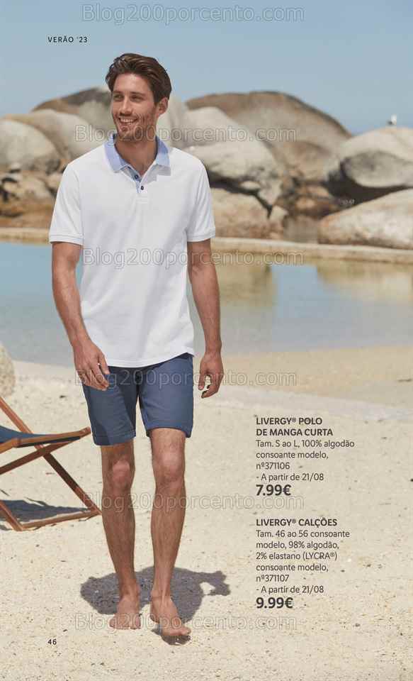 Folheto LIDL Moda Ver&atilde;o Promo&ccedil;&otilde;es a partir de 26 junho
