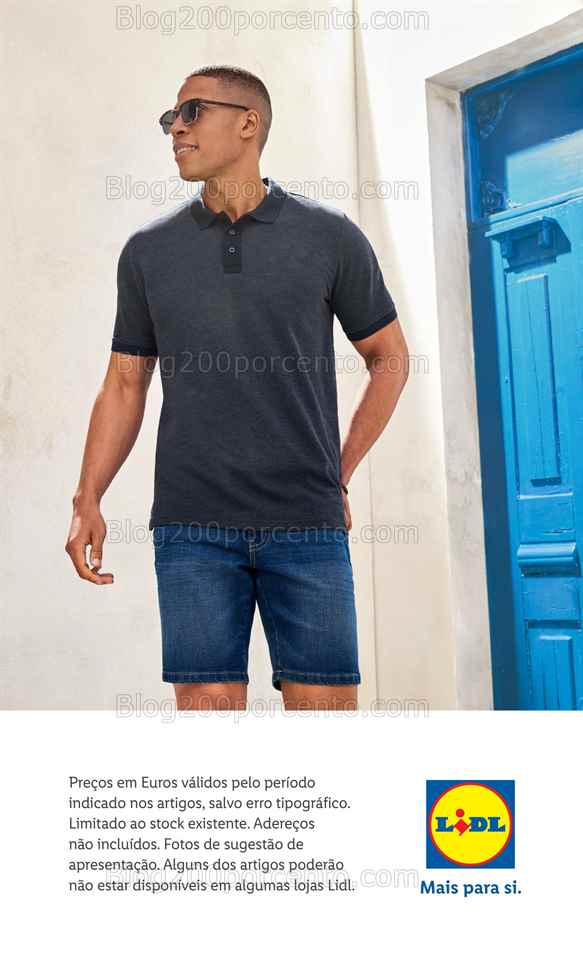 Folheto LIDL Moda Ver&atilde;o Promo&ccedil;&otilde;es a partir de 26 junho