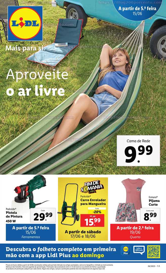 Folheto LIDL Bazar Promo&ccedil;&otilde;es a partir de 15 junho