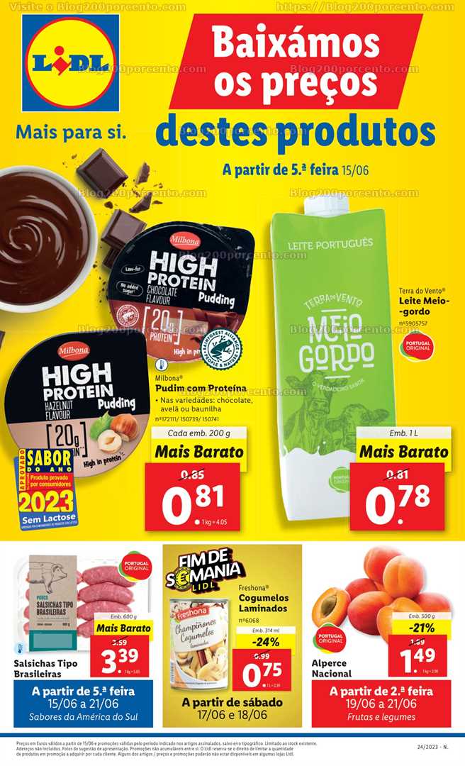 Folheto LIDL Promo&ccedil;&otilde;es de 15 a 21 junho