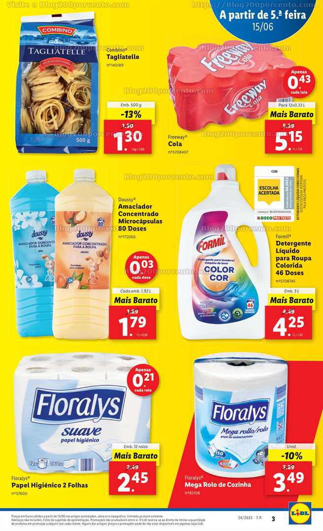 Folheto LIDL Promo&ccedil;&otilde;es de 15 a 21 junho