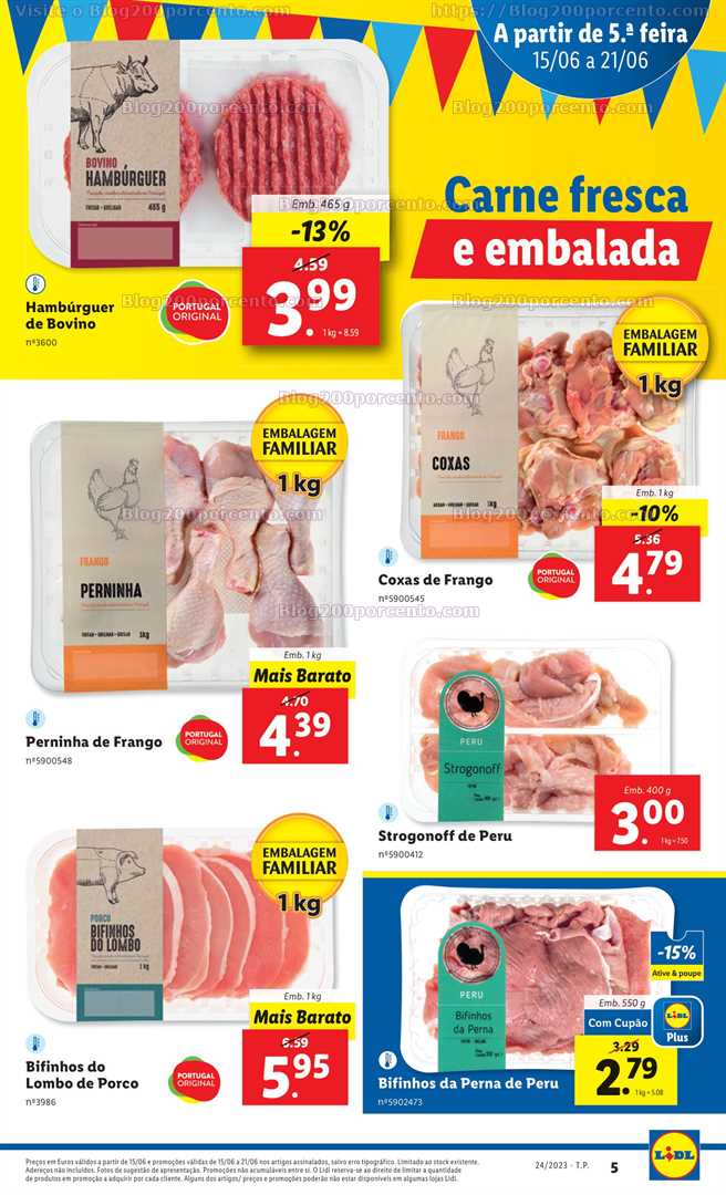 Folheto LIDL Promo&ccedil;&otilde;es de 15 a 21 junho