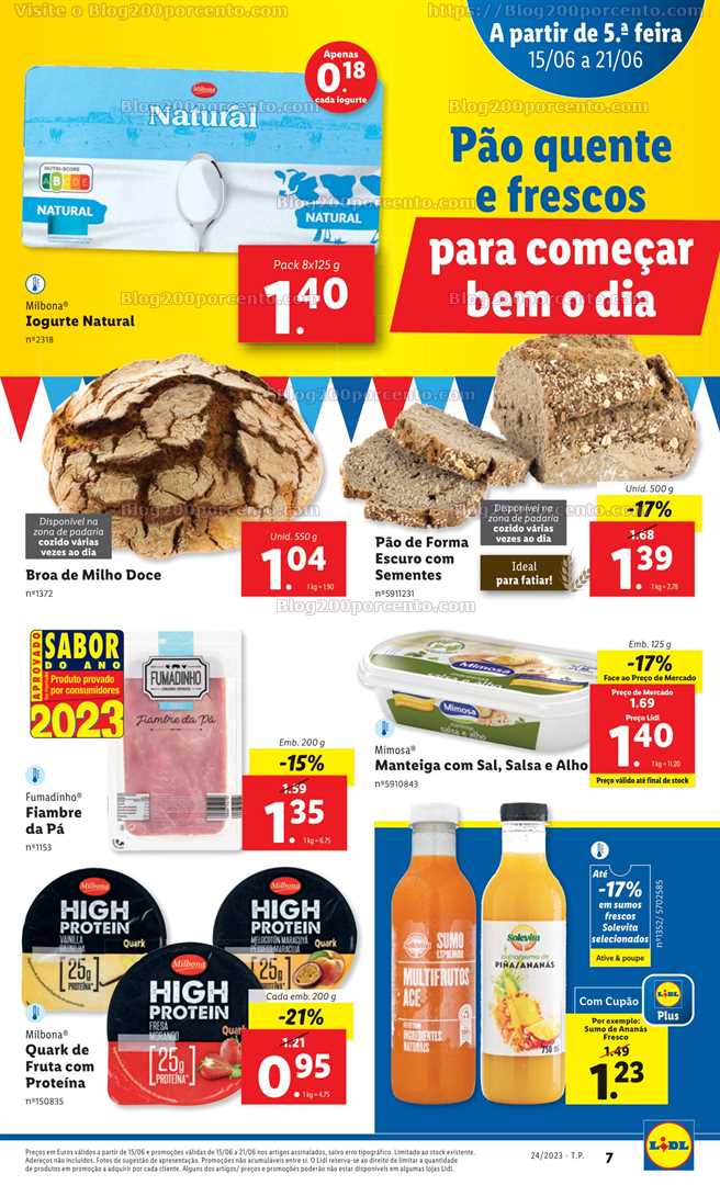 Folheto LIDL Promo&ccedil;&otilde;es de 15 a 21 junho