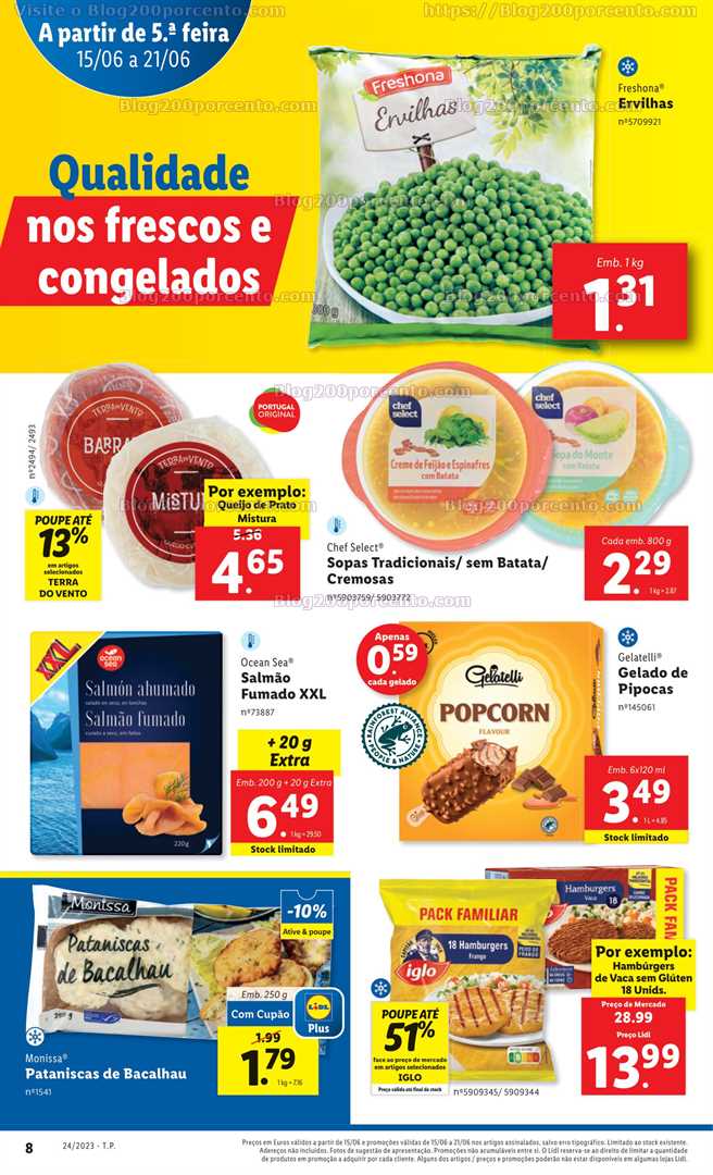 Folheto LIDL Promo&ccedil;&otilde;es de 15 a 21 junho