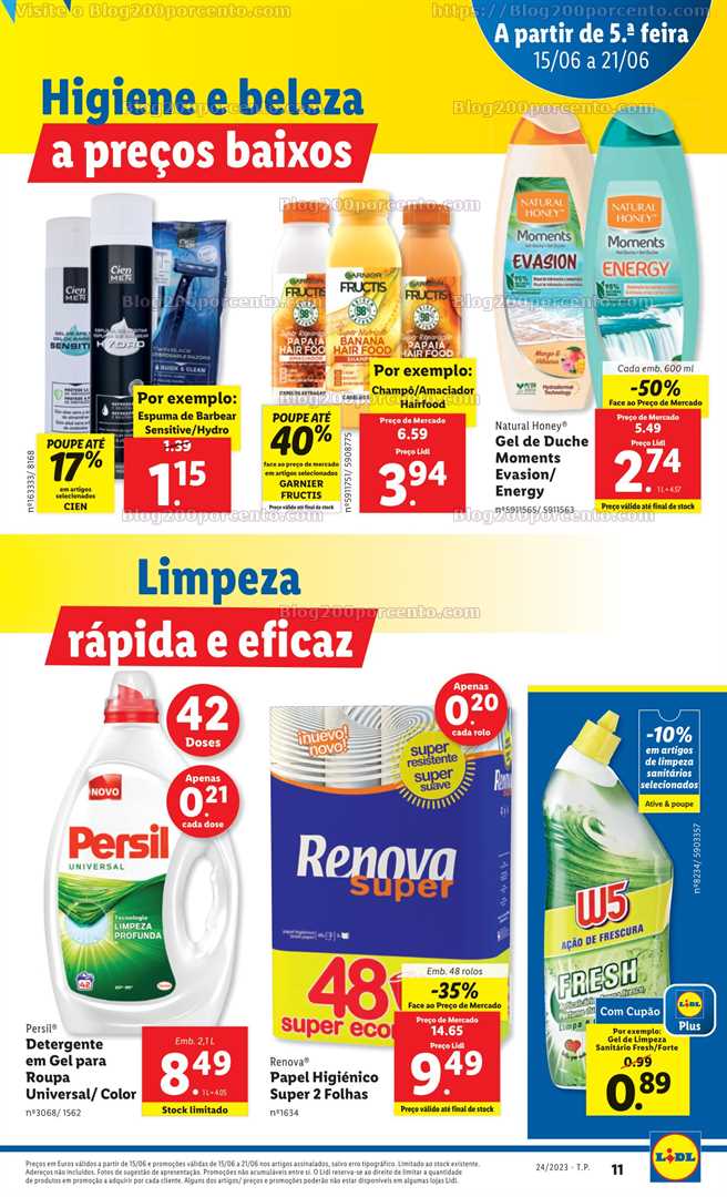 Folheto LIDL Promo&ccedil;&otilde;es de 15 a 21 junho