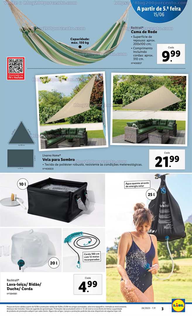 Folheto LIDL Bazar Promo&ccedil;&otilde;es a partir de 15 junho