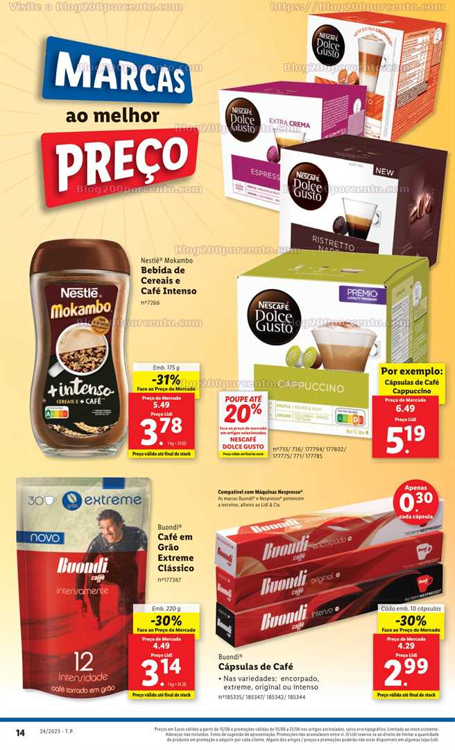 Folheto LIDL Promo&ccedil;&otilde;es de 15 a 21 junho