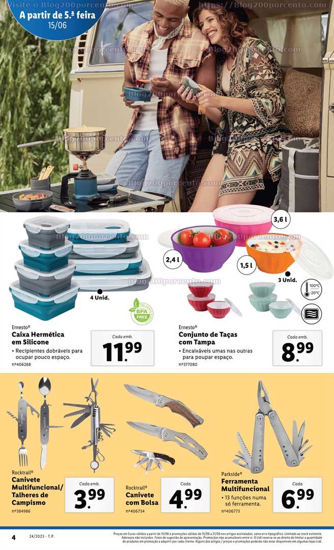 Folheto LIDL Bazar Promo&ccedil;&otilde;es a partir de 15 junho