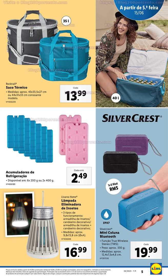 Folheto LIDL Bazar Promo&ccedil;&otilde;es a partir de 15 junho