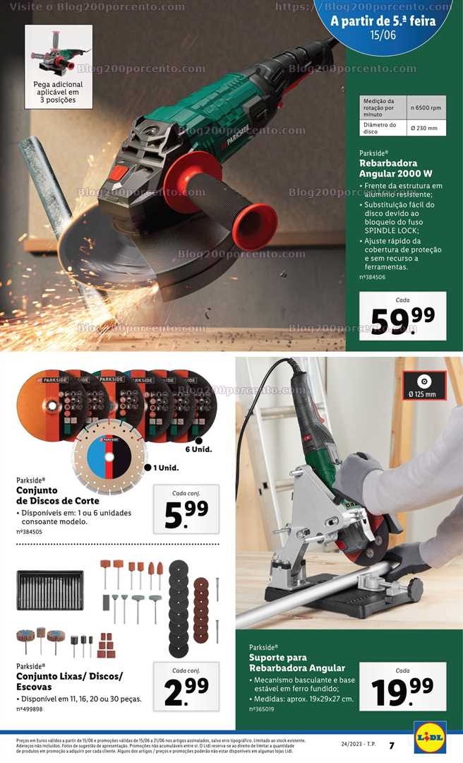 Folheto LIDL Bazar Promo&ccedil;&otilde;es a partir de 15 junho