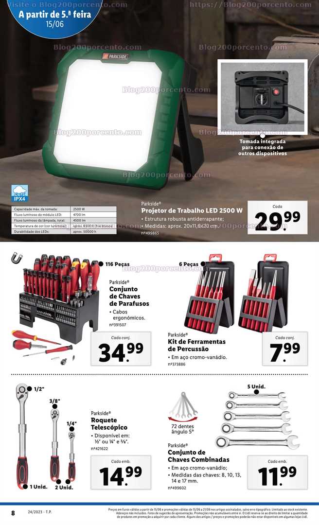 Folheto LIDL Bazar Promo&ccedil;&otilde;es a partir de 15 junho