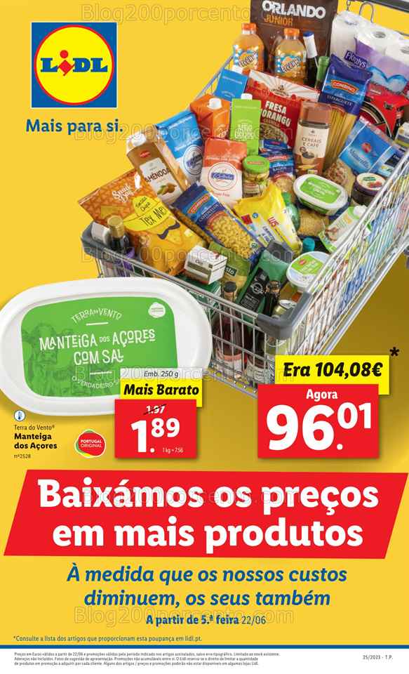 Folheto LIDL Promo&ccedil;&oacute;es de 22 a 28 junho