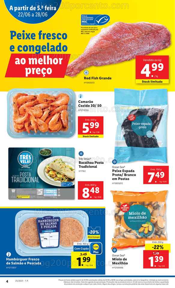 Folheto LIDL Promo&ccedil;&oacute;es de 22 a 28 junho