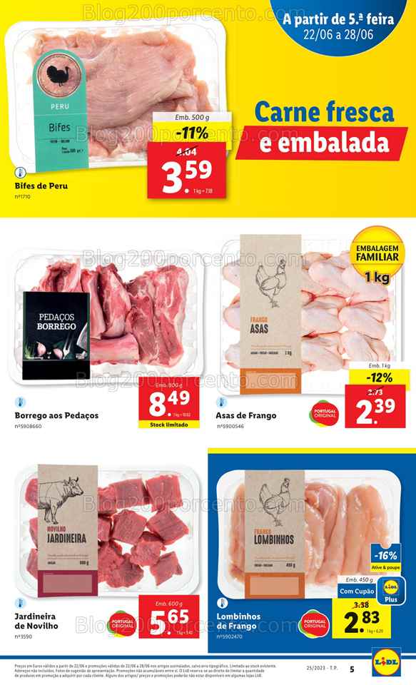 Folheto LIDL Promo&ccedil;&oacute;es de 22 a 28 junho
