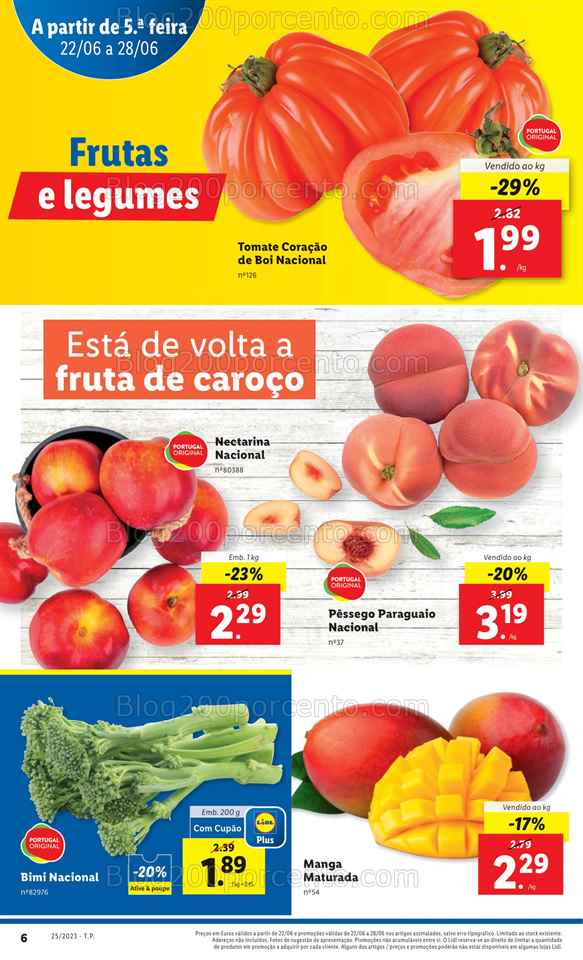 Folheto LIDL Promo&ccedil;&oacute;es de 22 a 28 junho