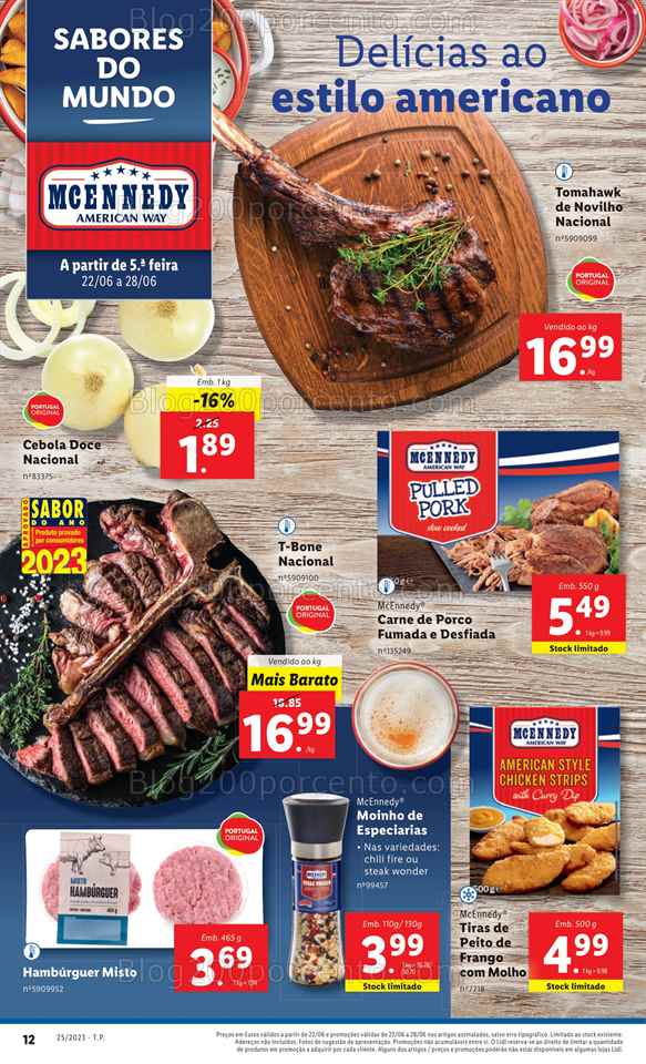 Folheto LIDL Promo&ccedil;&oacute;es de 22 a 28 junho