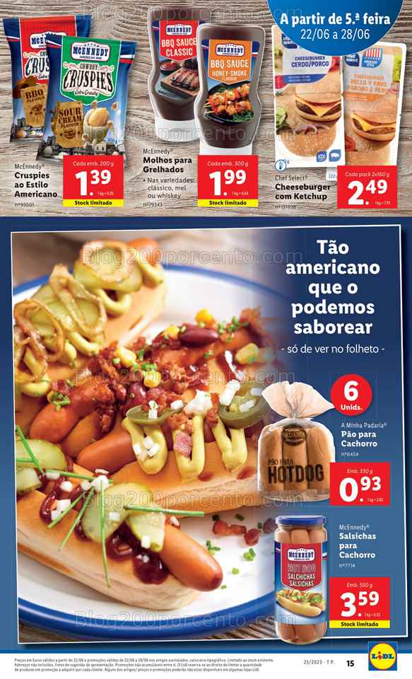 Folheto LIDL Promo&ccedil;&oacute;es de 22 a 28 junho