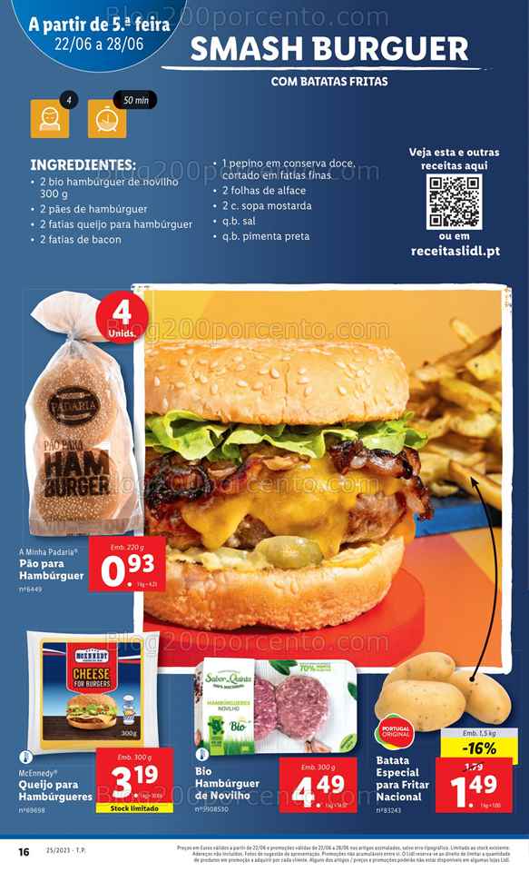 Folheto LIDL Promo&ccedil;&oacute;es de 22 a 28 junho