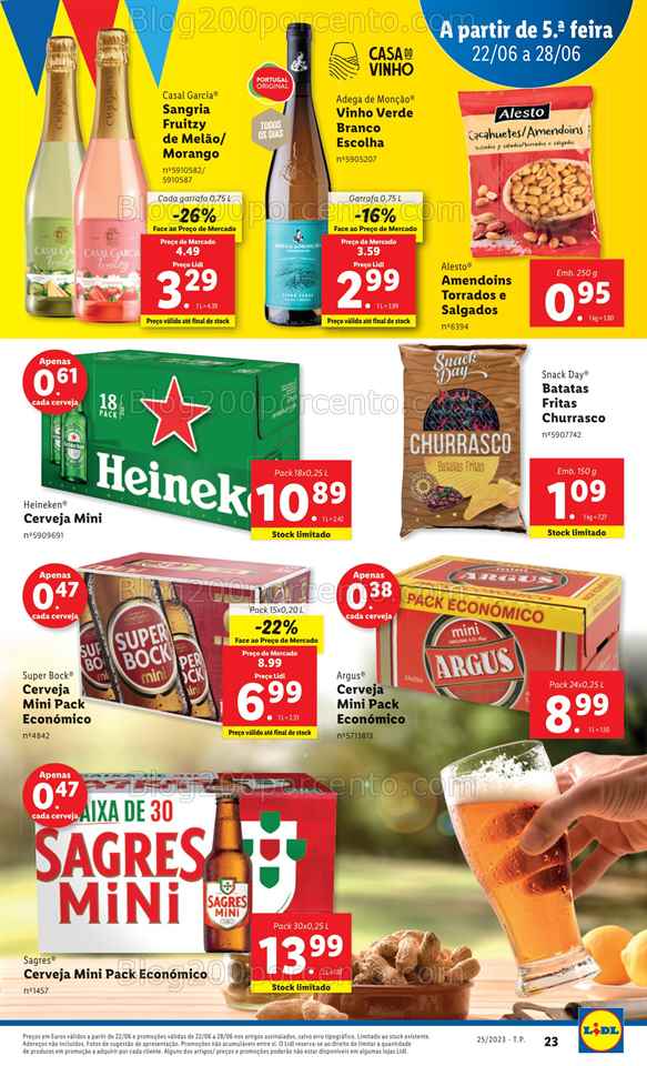 Folheto LIDL Promo&ccedil;&oacute;es de 22 a 28 junho
