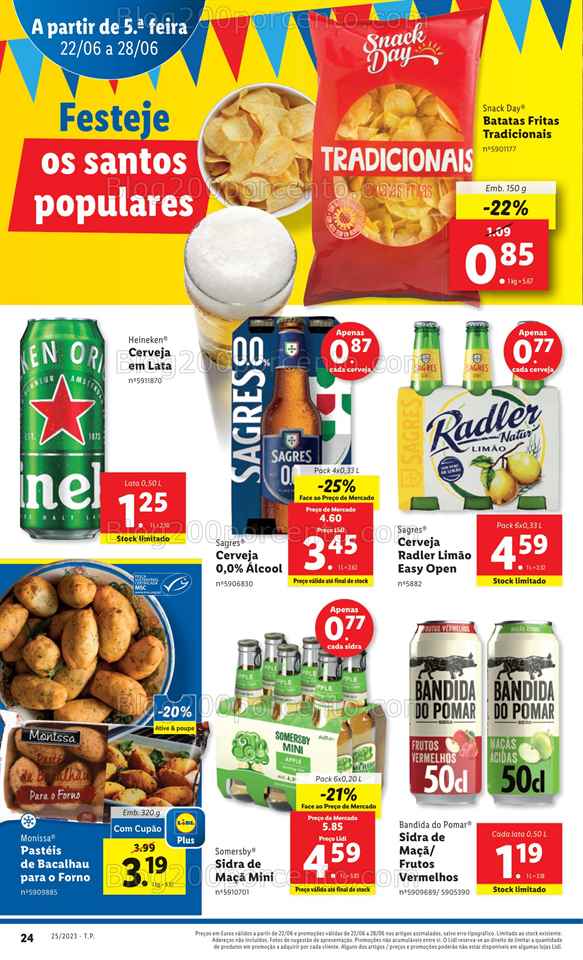Folheto LIDL Promo&ccedil;&oacute;es de 22 a 28 junho