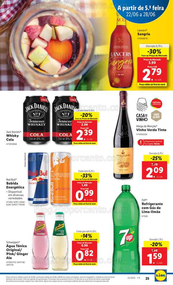 Folheto LIDL Promo&ccedil;&oacute;es de 22 a 28 junho