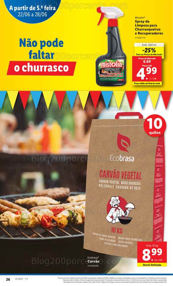 Folheto LIDL Promo&ccedil;&oacute;es de 22 a 28 junho