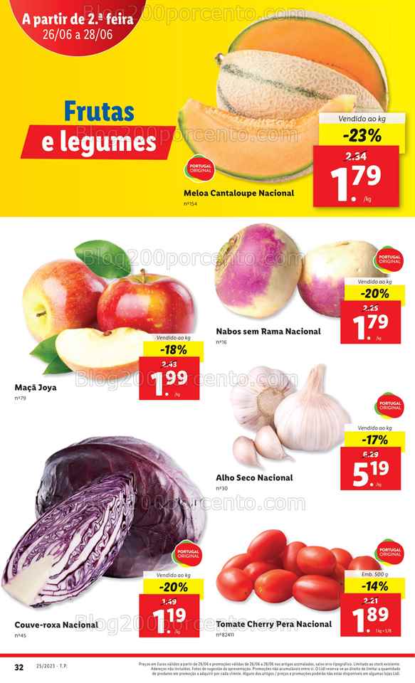 Folheto LIDL Promo&ccedil;&oacute;es de 22 a 28 junho