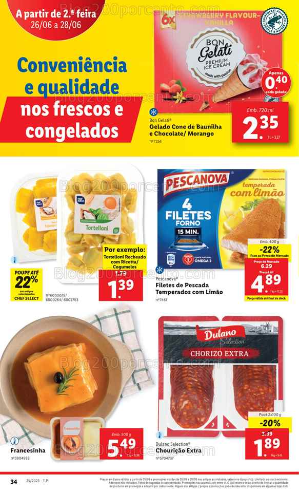 Folheto LIDL Promo&ccedil;&oacute;es de 22 a 28 junho
