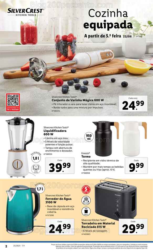 Folheto LIDL Bazar Promo&ccedil;&otilde;es a partir de 22 junho