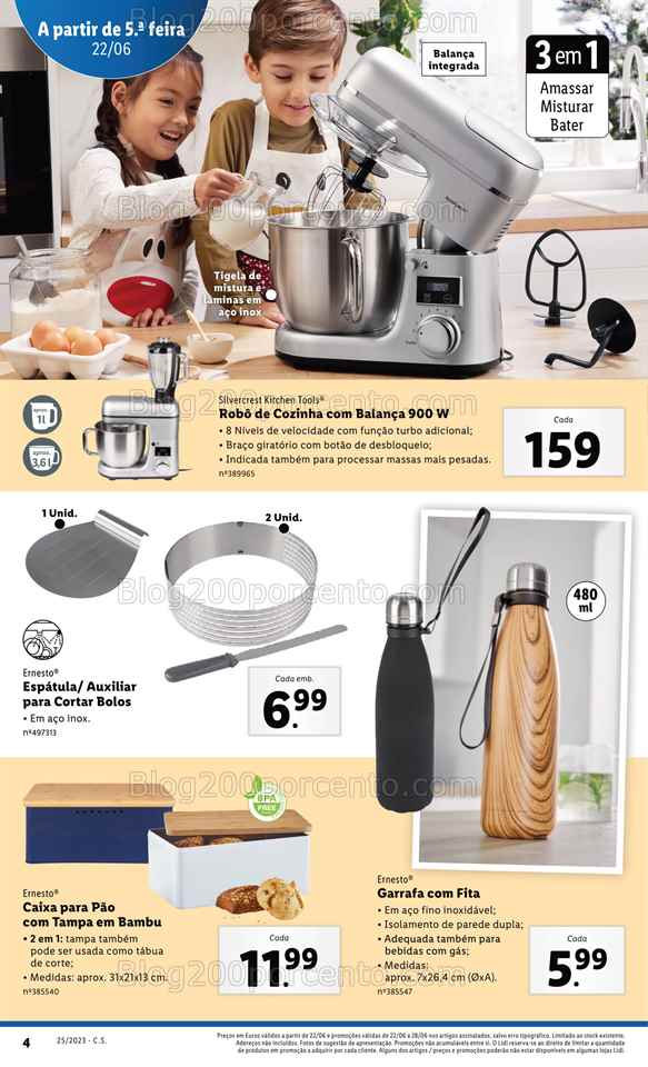 Folheto LIDL Bazar Promo&ccedil;&otilde;es a partir de 22 junho
