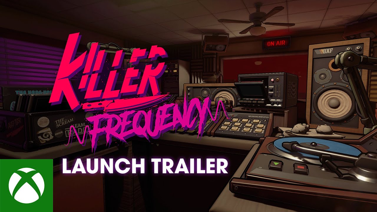 Killer Frequency Launch Trailer, Killer Frequency Trailer de lançamento