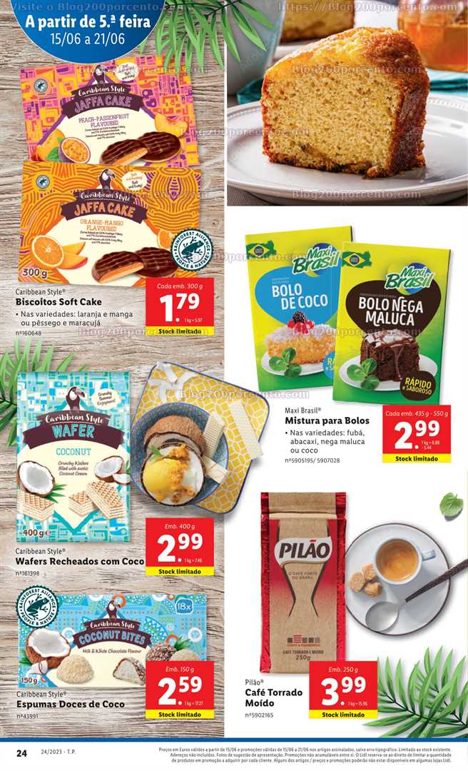 Folheto LIDL Promo&ccedil;&otilde;es de 15 a 21 junho