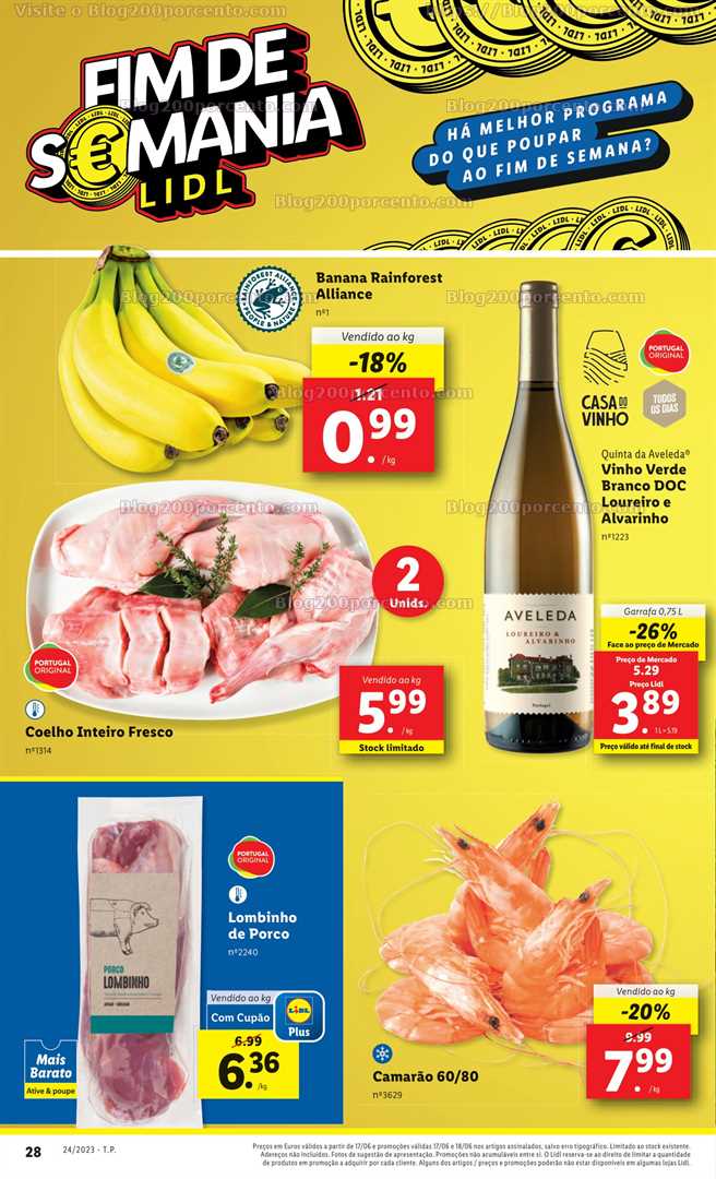 Folheto LIDL Promo&ccedil;&otilde;es de 15 a 21 junho