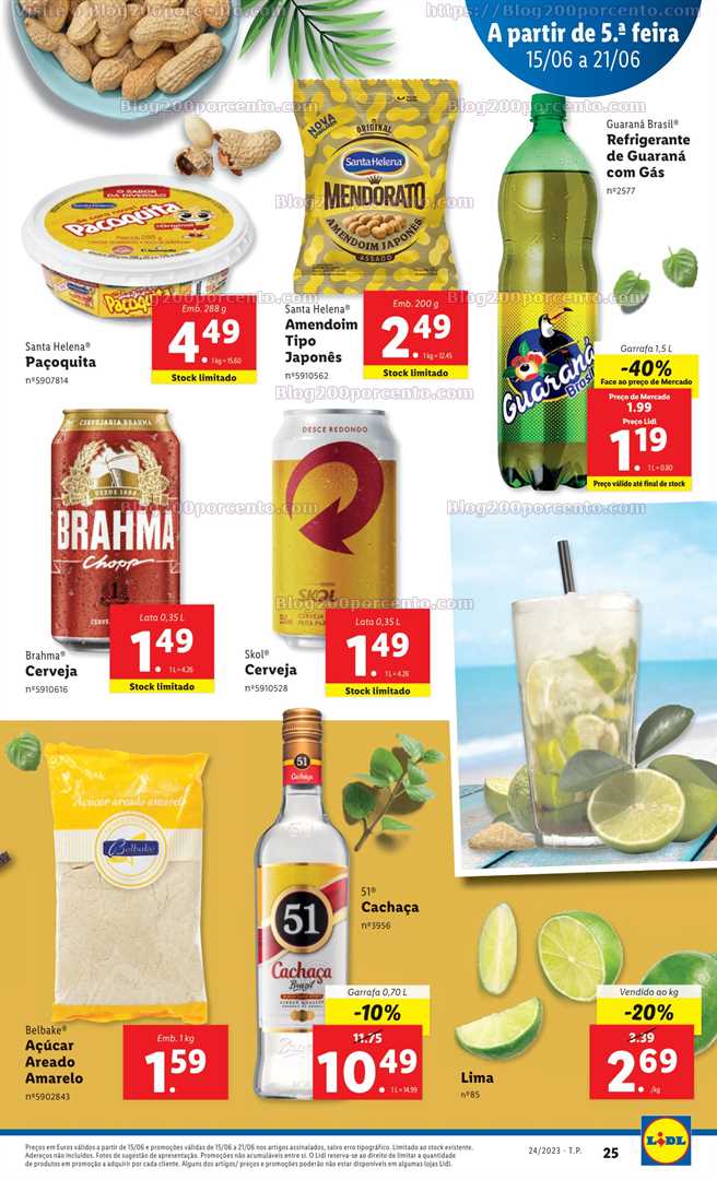 Folheto LIDL Promo&ccedil;&otilde;es de 15 a 21 junho
