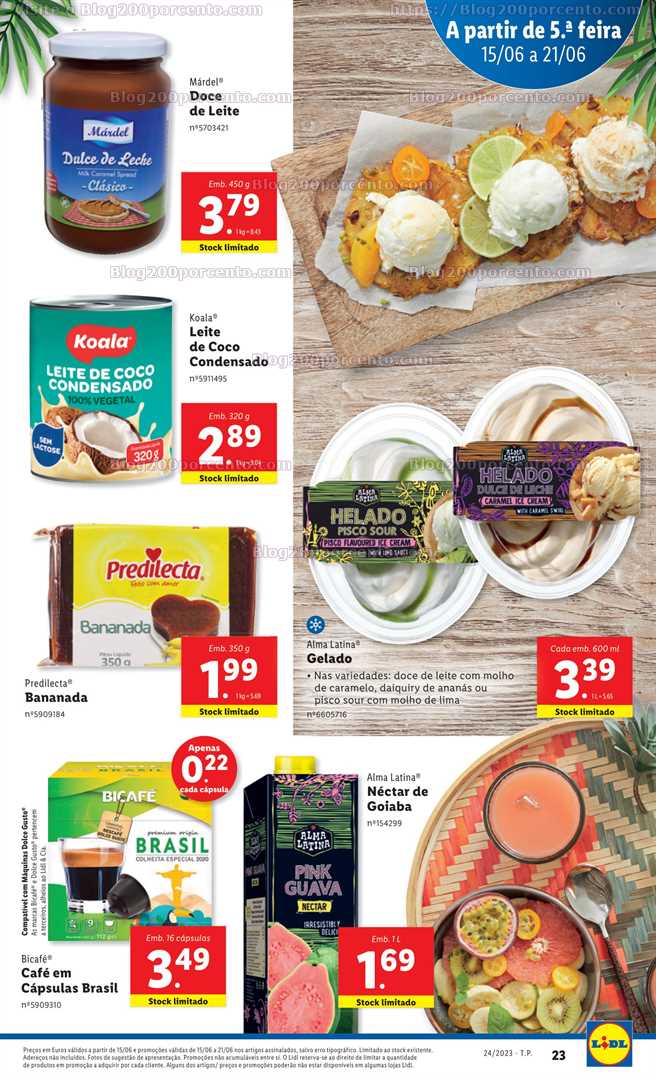 Folheto LIDL Promo&ccedil;&otilde;es de 15 a 21 junho