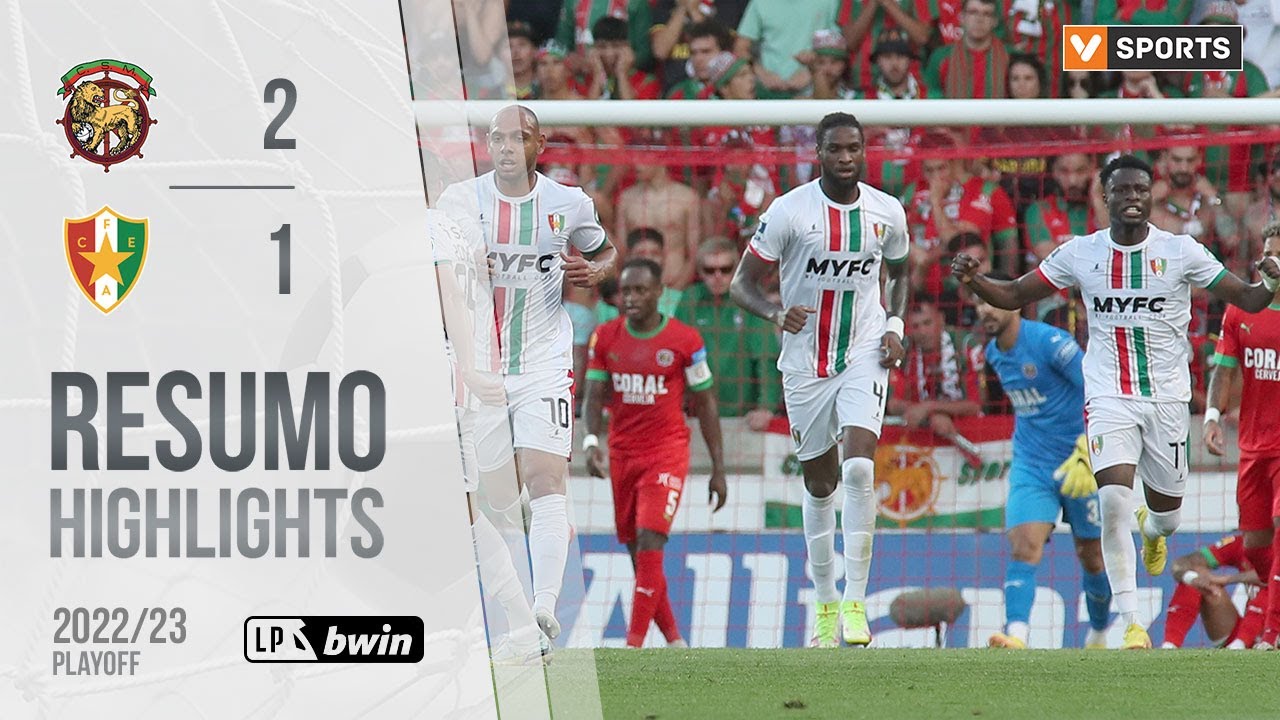 Resumo | Highlights: Mar&iacute;timo 2-1 Est. Amadora (Playoff 22/23)